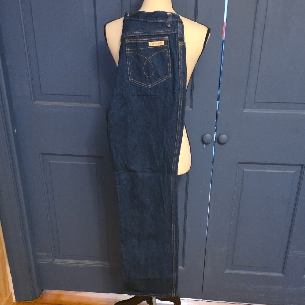 Buy 2 Get 1 Free Vintage 70s Calvin Klein High Rise Wide Leg Jeans Sz 30 31 - Picture 10 of 12